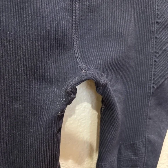 Free People Movement FP Ribbed Leggings Vintage Black Size XS / S - Picture 8 of 10